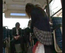 【and M Man】Ideal school bus. I was oppressed by a de S girl from the morning! 5min. 35sec.